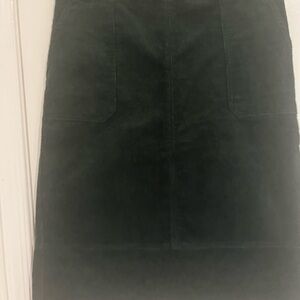 Boden Corduroy Green A-Line Skirt Women’s 12R Casual Fall  Cottagecore Preppy